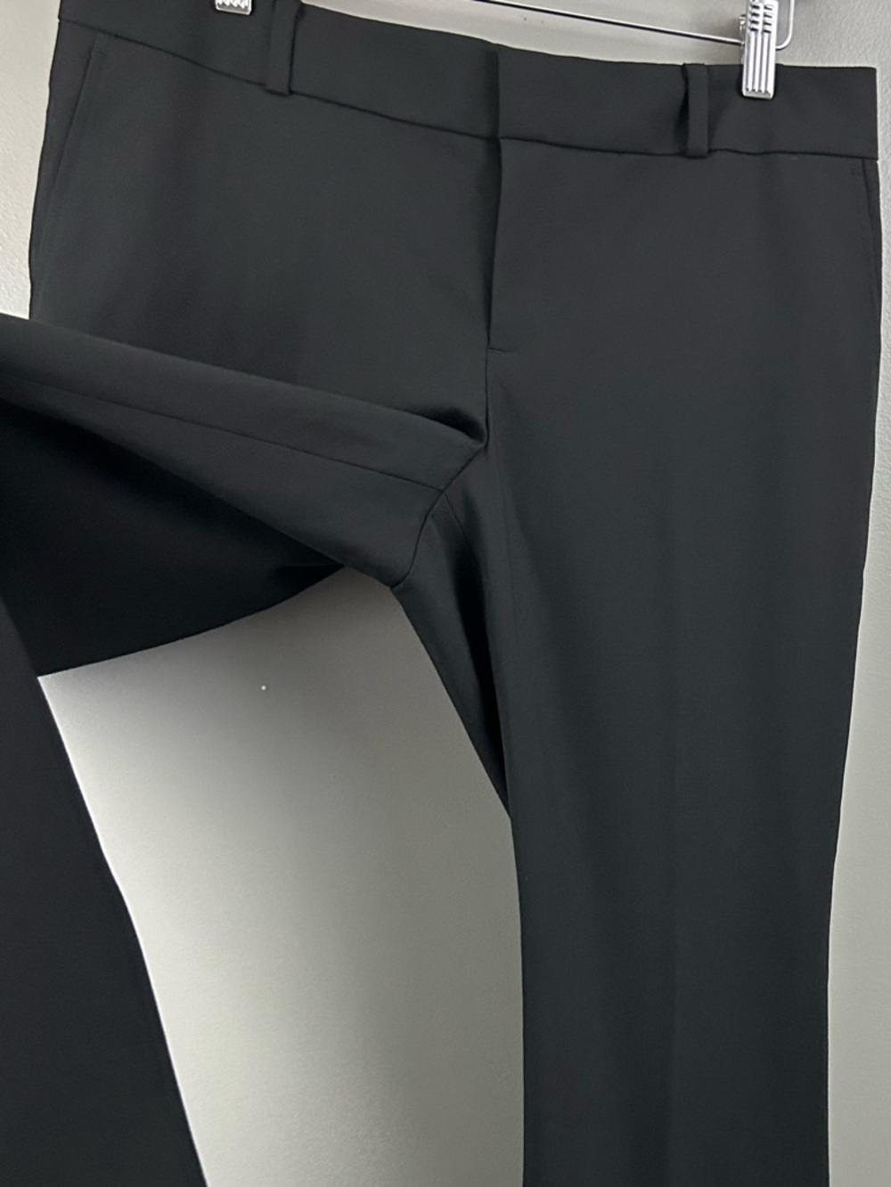 Banana Republic Martin Fit Black Dress Pants Size 8S - Picture 4 of 10